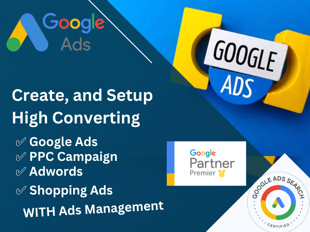 Google Ads Manager Google Ads Expert Setup Converting PPC Adword