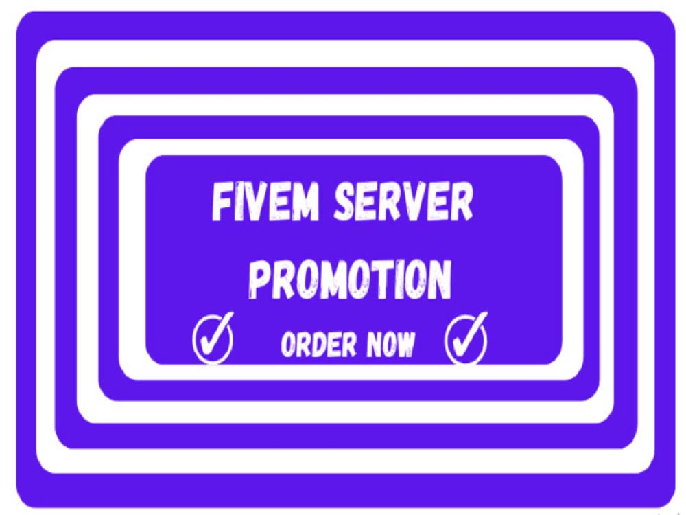 Organic fivem discord server promotion, fivem advertisement