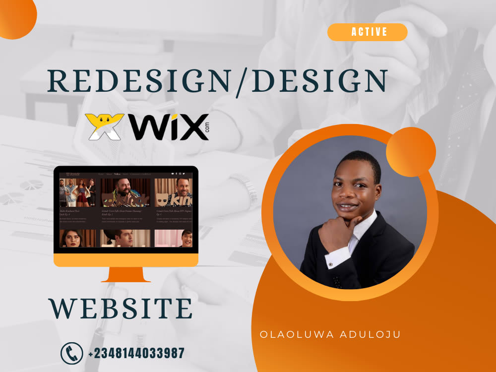 Do wix website design and redesign for your website by