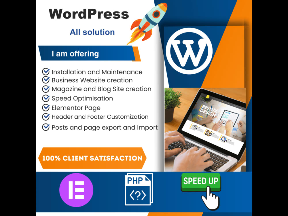 A WordPress installation and customization services | Upwork