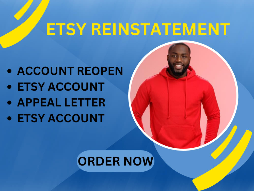 Etsy seller account reinstatement and Etsy appeal to reopen Upwork