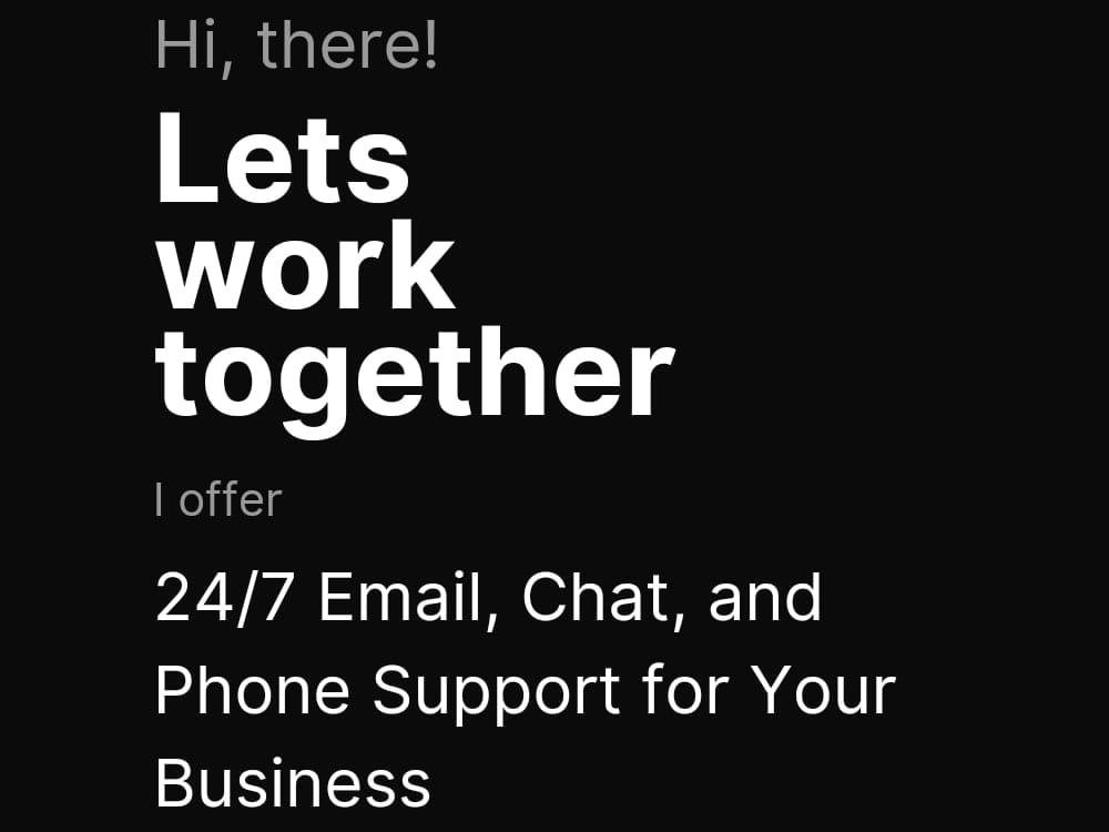 24/7 Email, Chat, and Phone Support for Your Business Upwork