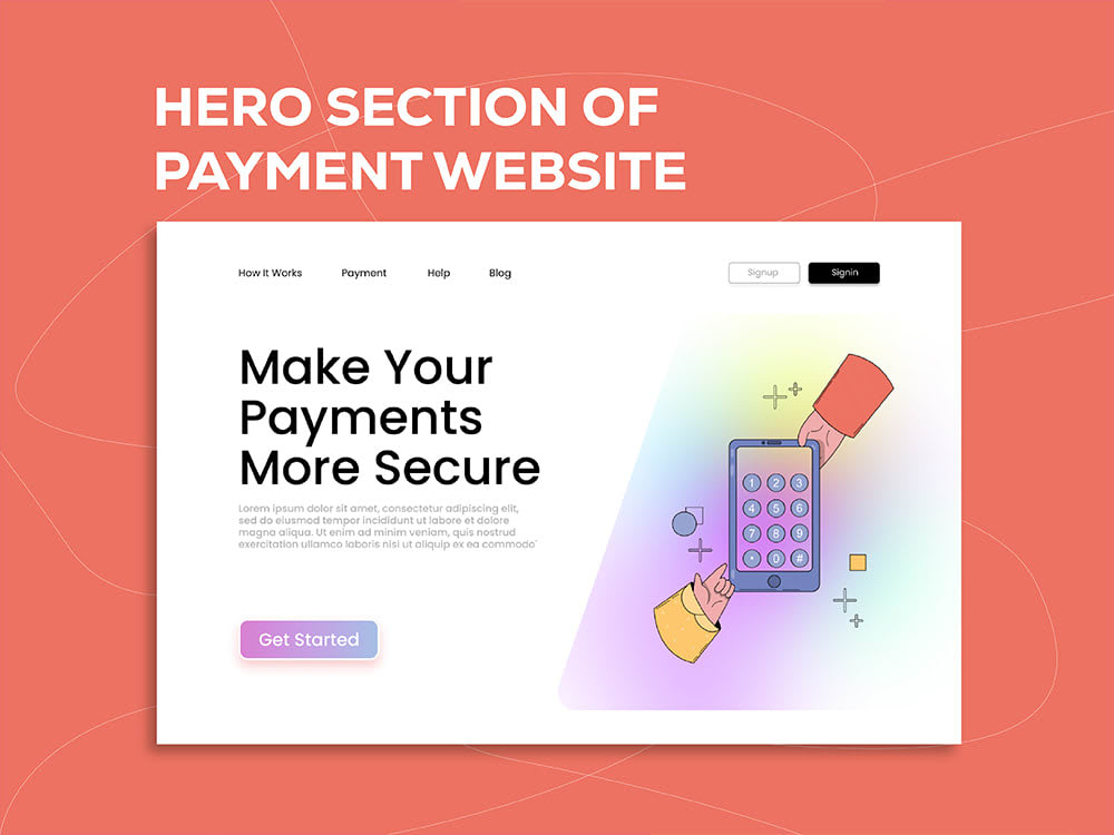 A Responsive Web Landing Page UI UX Design Figma PSD XD | Upwork