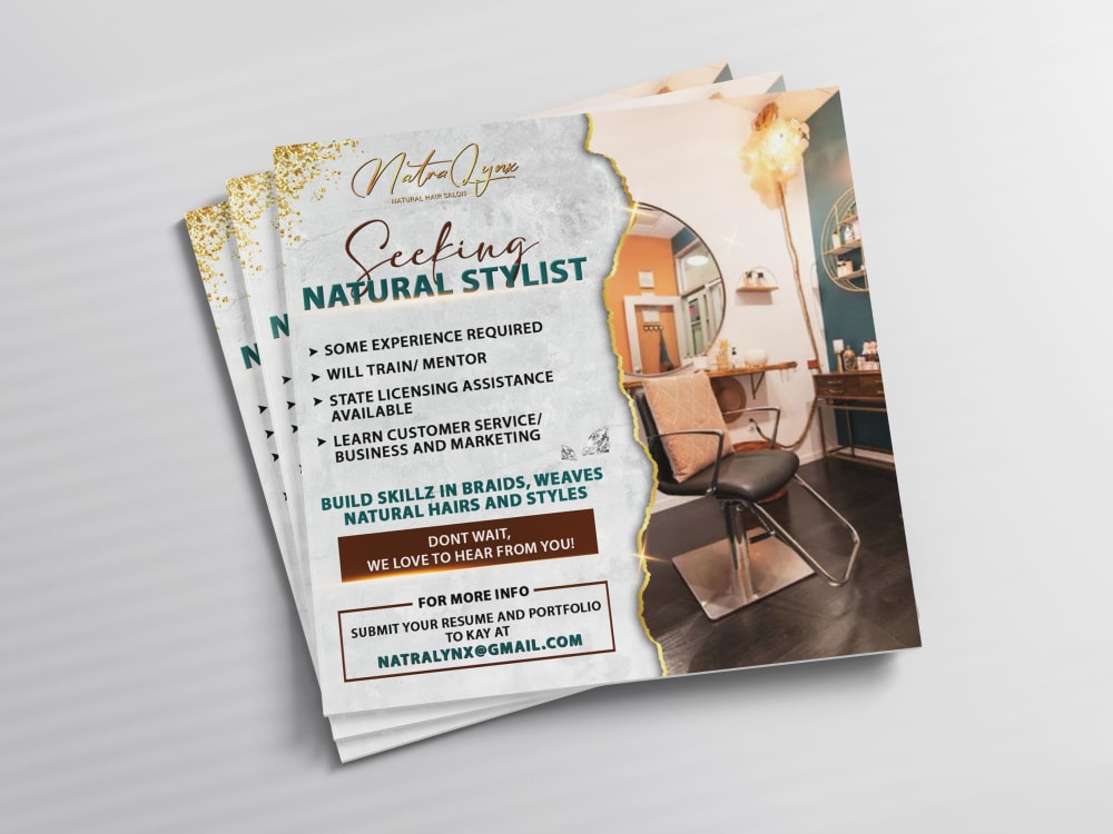 Professional Salon and Spa Flyers Upwork