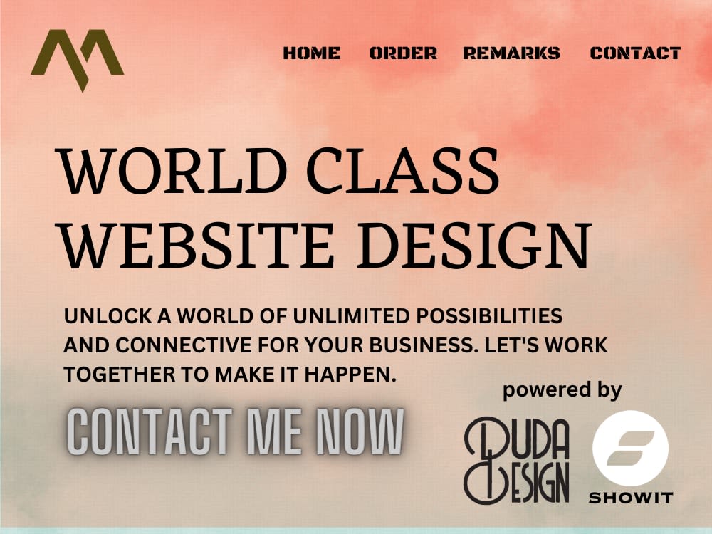 A world-class website design using duda or showit | Upwork