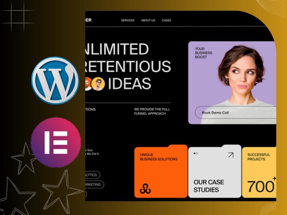 Design a responsive WordPress website or redesign using elementor pro ...