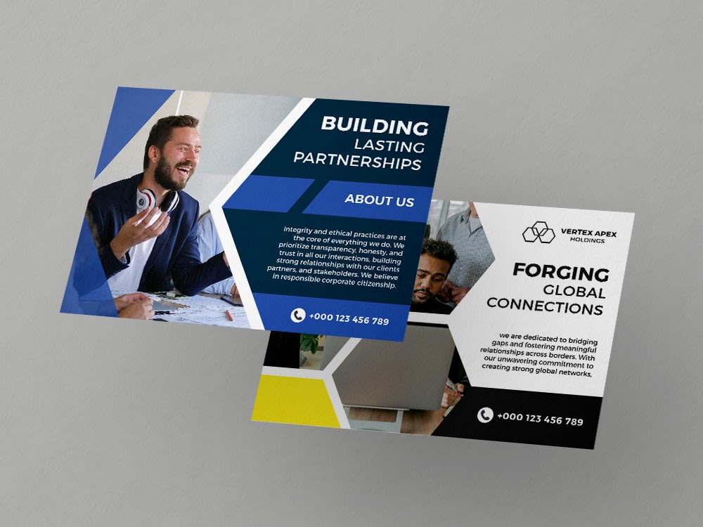 A professional postcard for your business Upwork