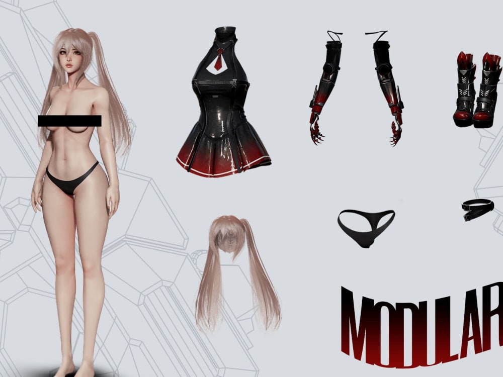 Vrchat avatar, vr chat, vrc, VR avatar, vr character, anime, nsfw Upwork