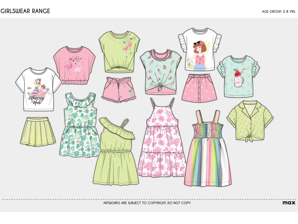 Kids Clothes Sketch Vector Images over 7700