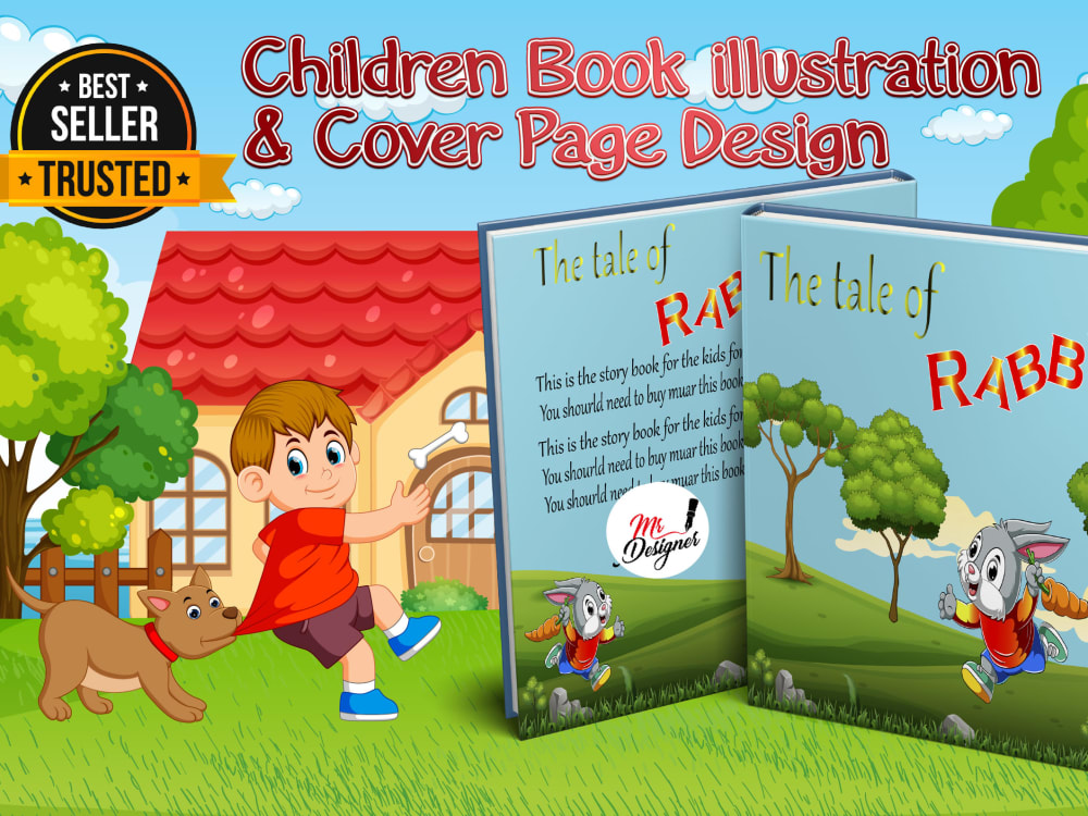 Children book illustrator, illustrations children book for amazon KDP