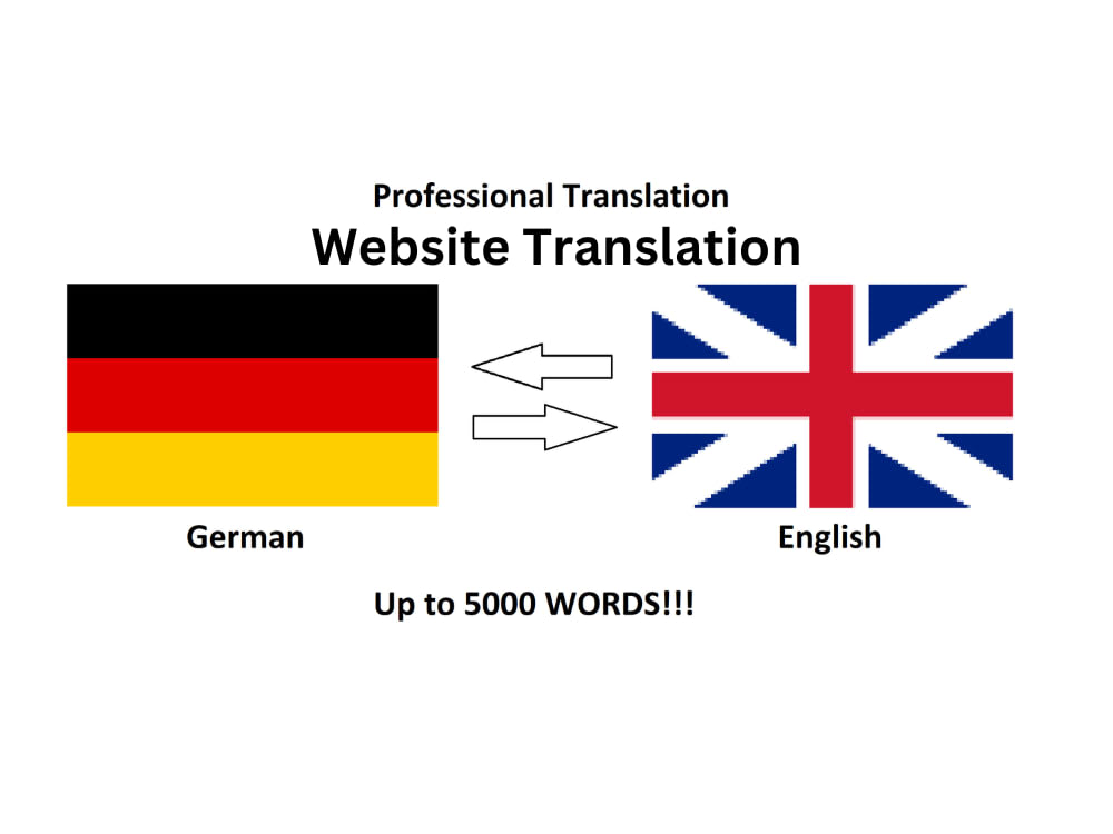 Native website english to german translation Upwork