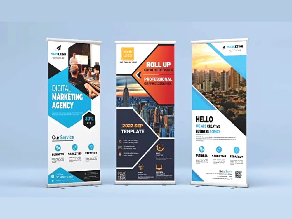 Technology Roll Up Banner Template · Graphic Yard