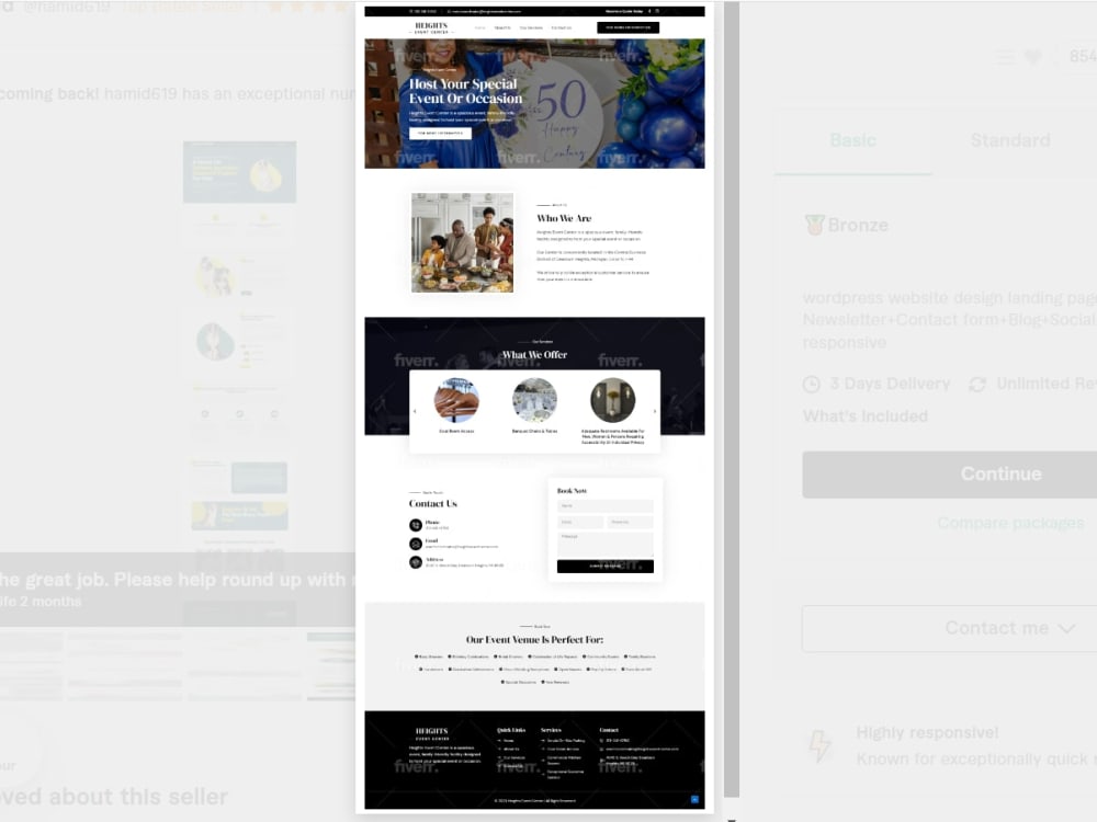 A develop modern wordpress website design responsive web blog site | Upwork