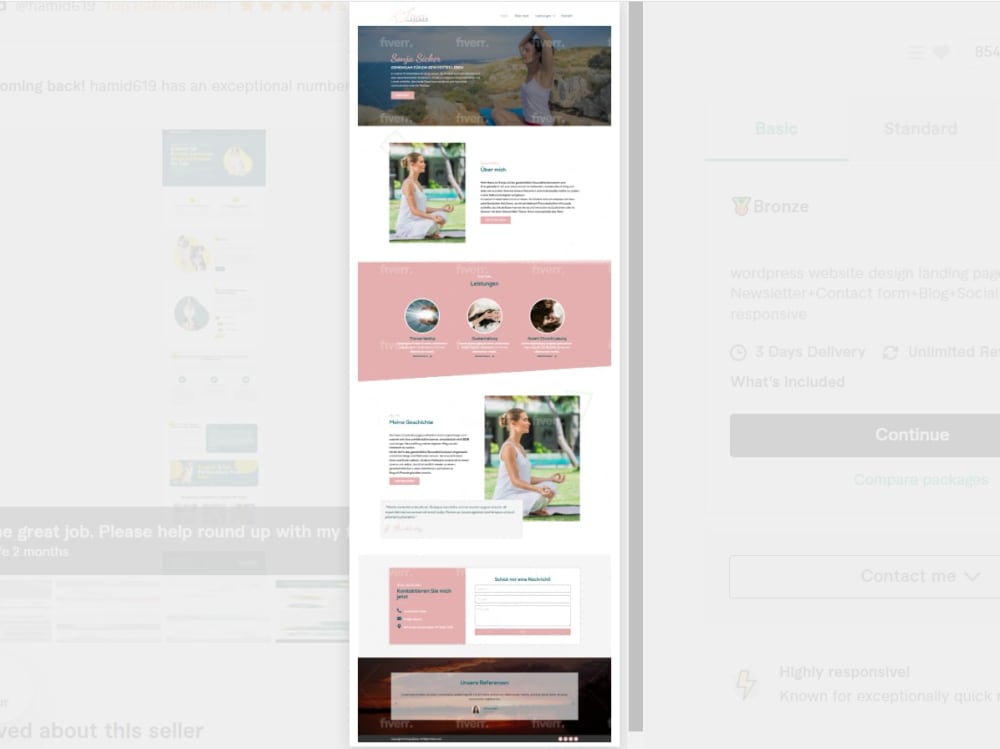 A develop modern wordpress website design responsive web blog site | Upwork