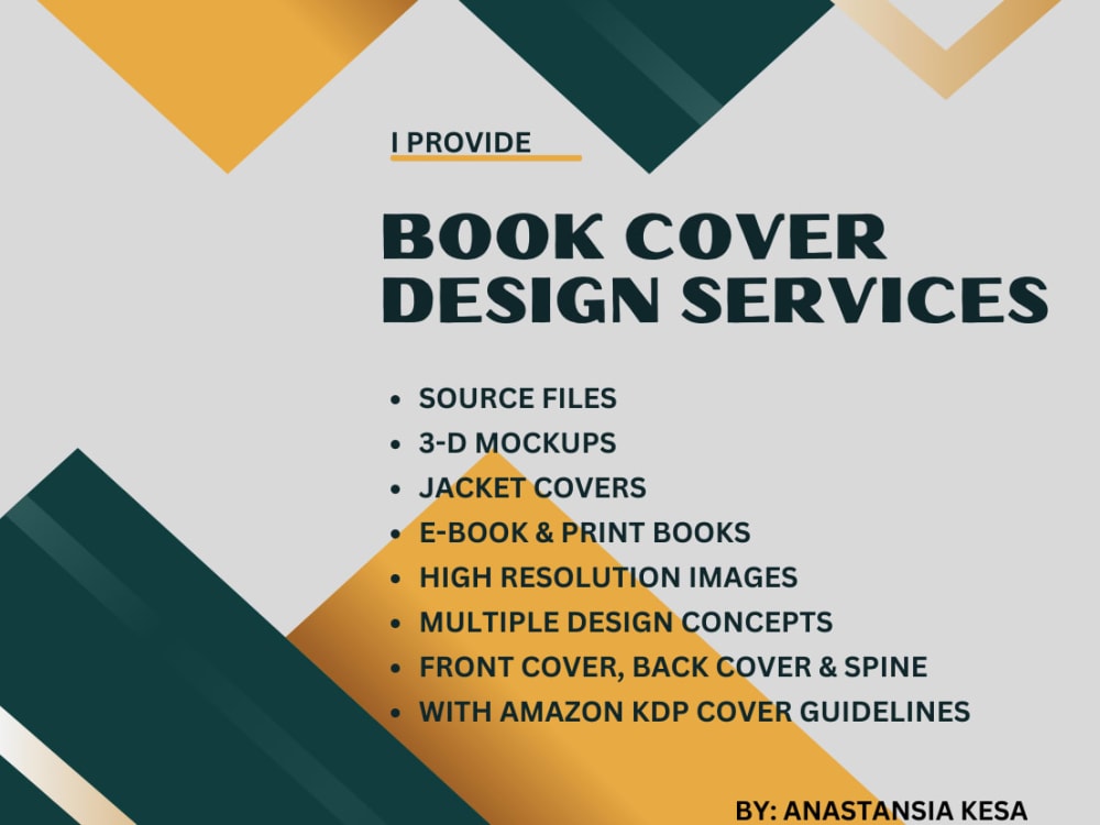 Professional AttentionGrabbing Print Book & Ebook Cover Designs! Upwork