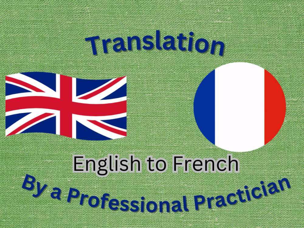 A Professional Translation from French to English Upwork