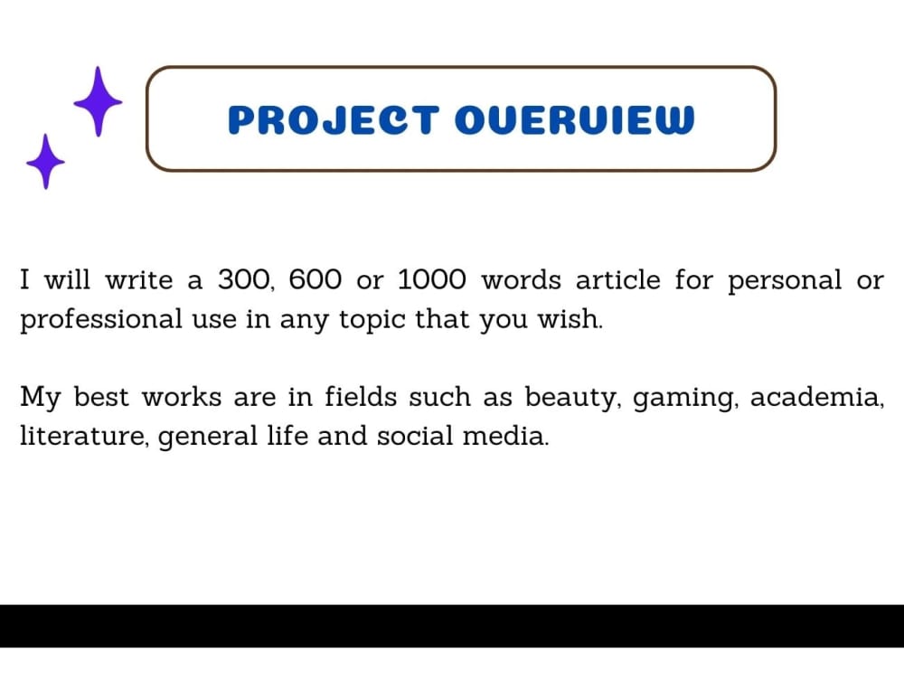 A precise and modern article/blog post or short essay | Upwork