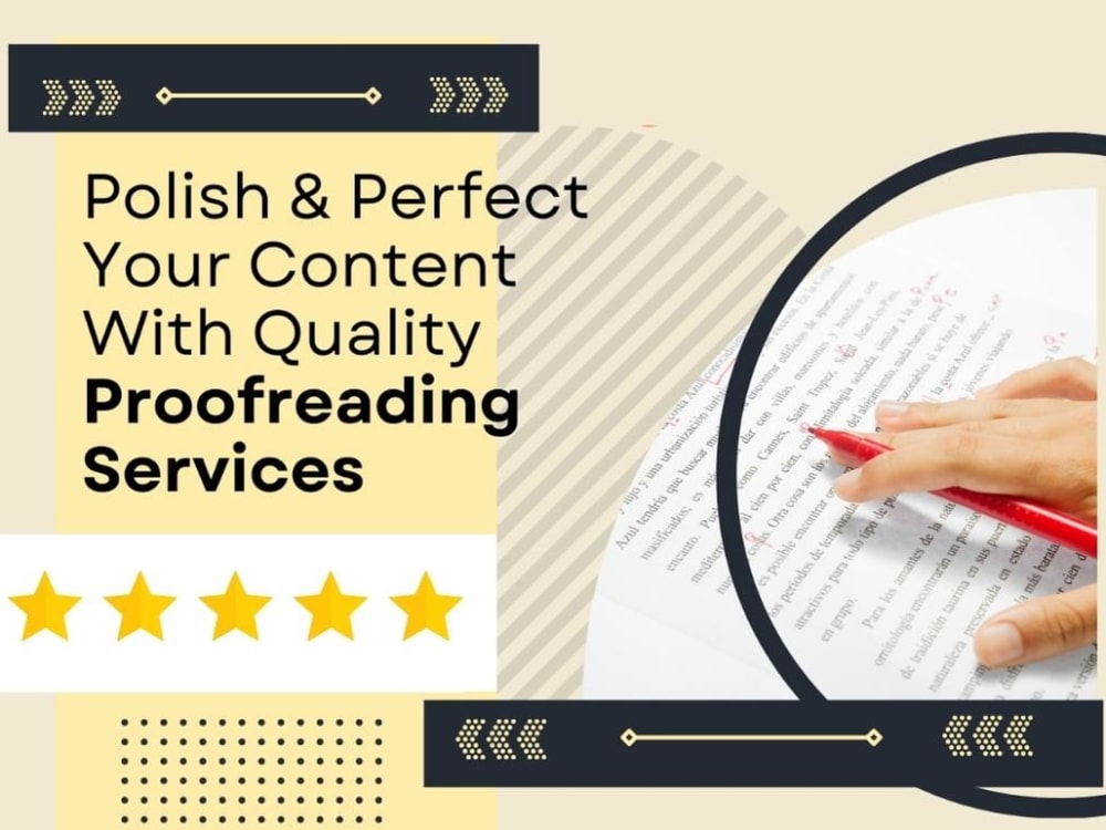 Proofreading & Editing 5000 - 30000 Words of Content to perfection