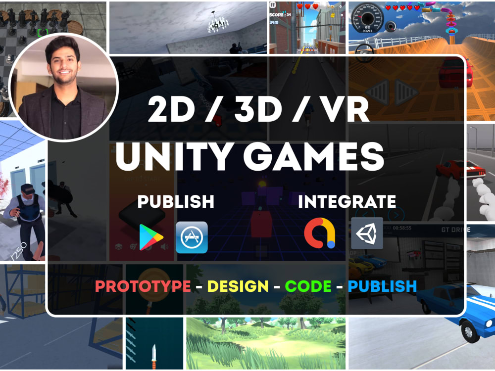 Your games developed for mobile, desktop, browser in unity