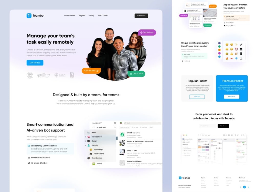 Responsive website UI UX design, web UI or landing page UI design in ...