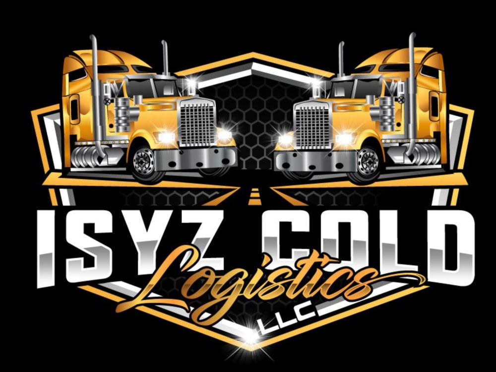 design dispatching, trucking, transport, logistic and auto detailing logo
