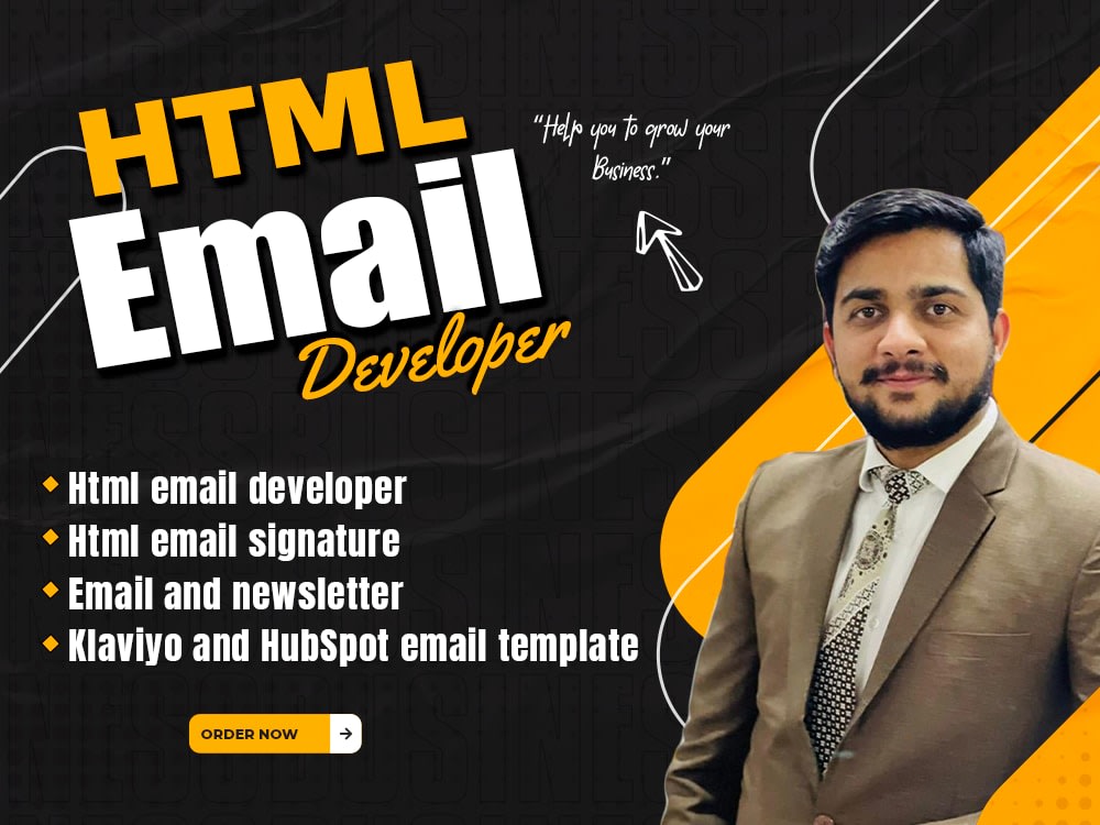 Html Email Template Html Email Signature Klaviyo and HubSpot email ...