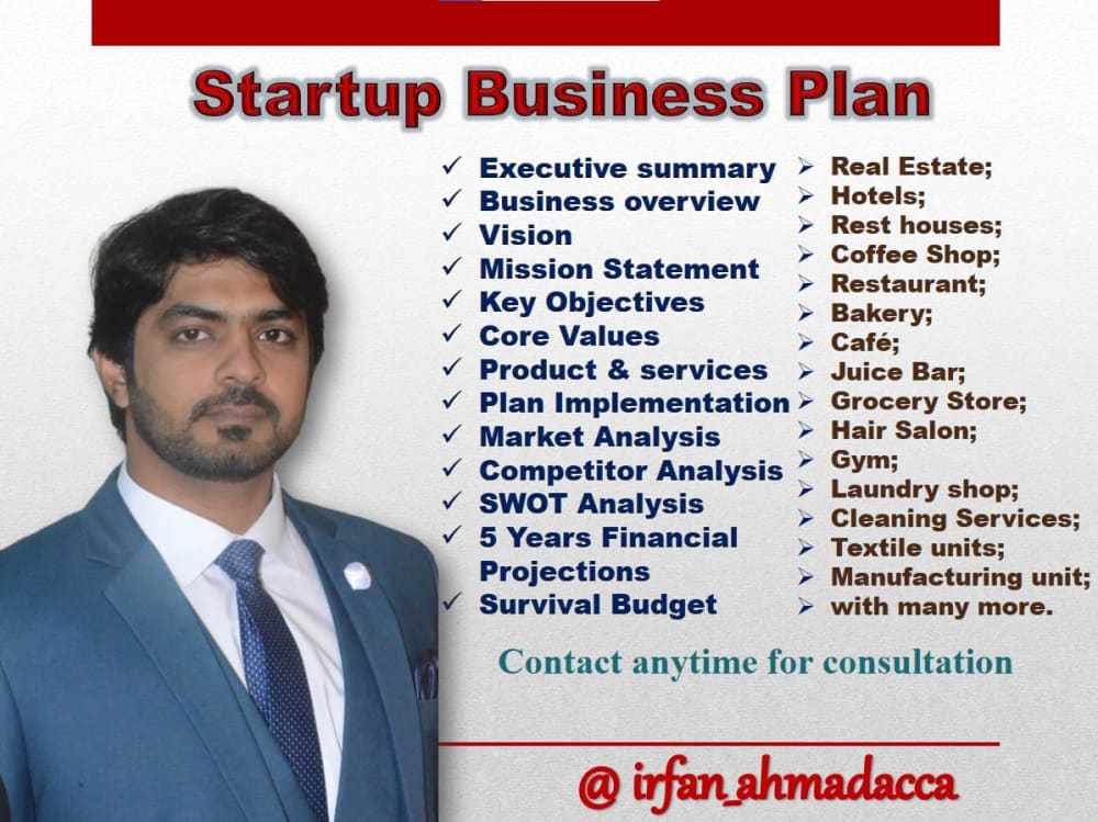 Business Plan, Financial Projections, Valuation, DCF, Ratios Upwork