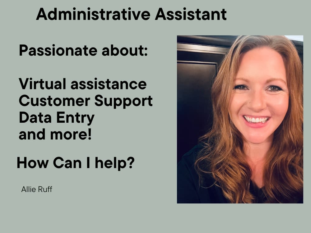 Passionate customer service and diligent virtual assistance Upwork