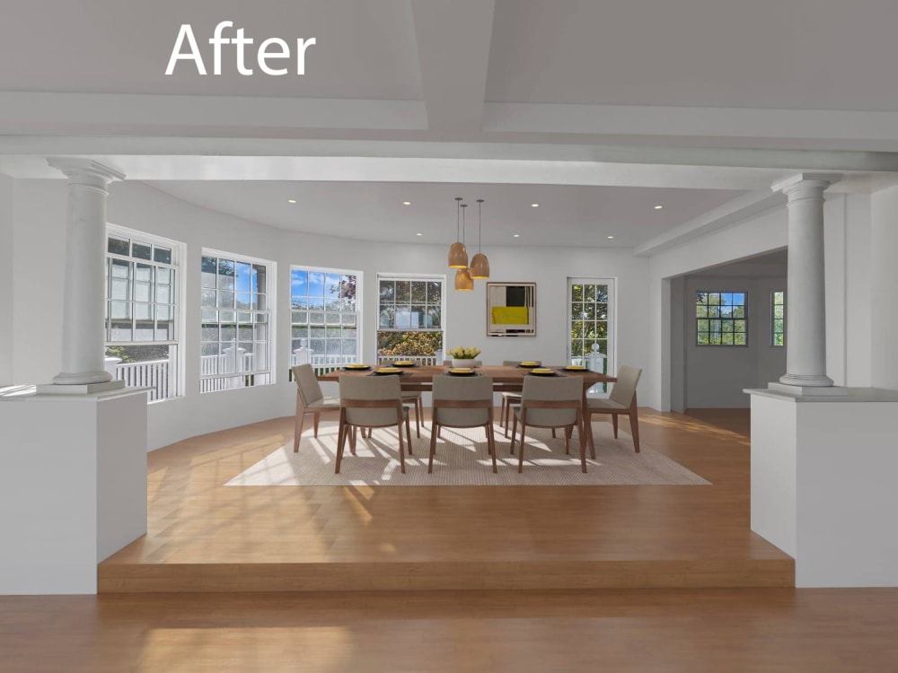 A complete makeover of your picture using Virtual Renovation Upwork