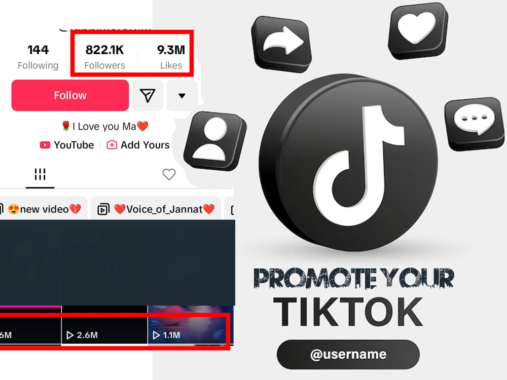 Tiktok Followers, TikTok Views, TikTok Like