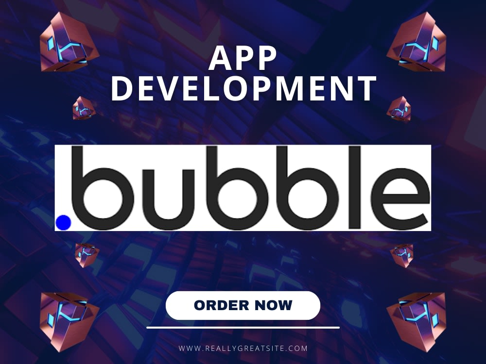 Your mobile app or web application using adalo, bubble.io, appgyver