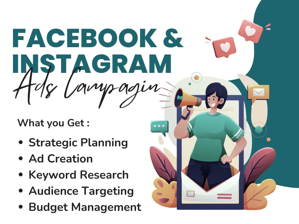 Setup your Facebook and Instagram Ads Campaign | Upwork
