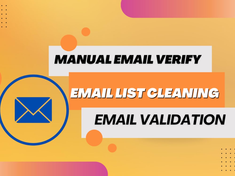 Manual verification and validation for zerobounce Email Marketing