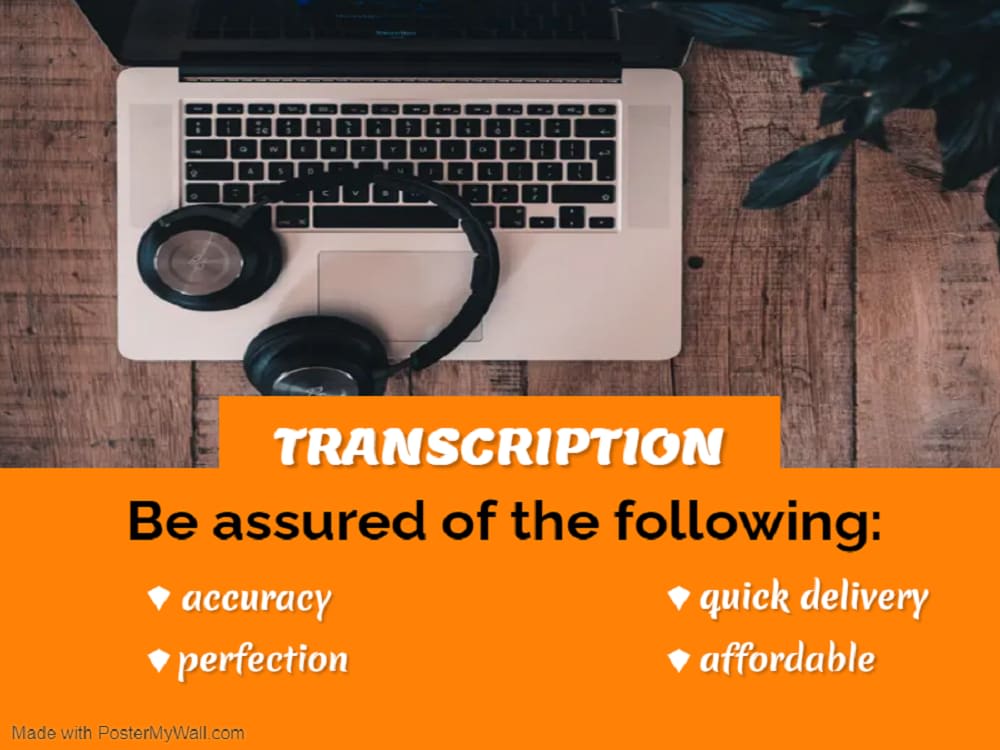 A Professional And Accurate Transcriptions Upwork