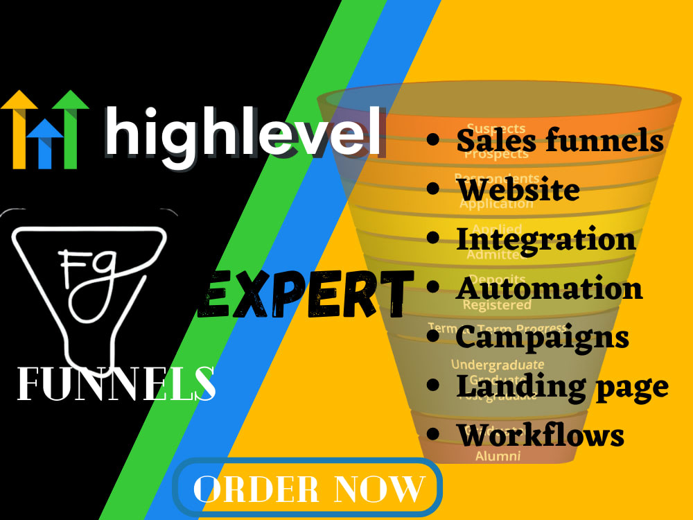 Your fg funnels and go high level website, campaign and funnel builder Upwork