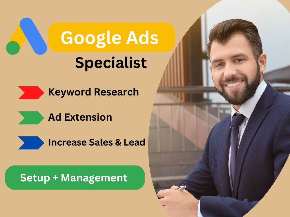 Highly Efficient Google Ads PPC Campaign For Google Top Ranking Upwork