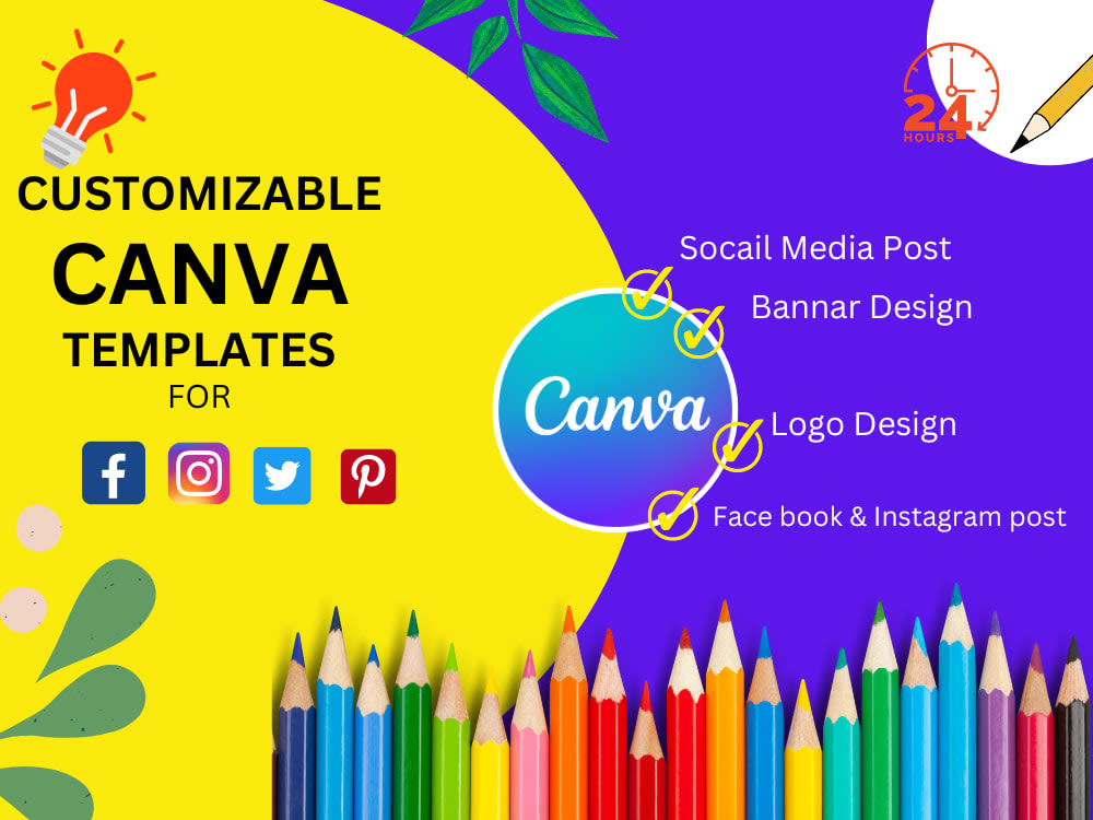 Design with canva designer, canva design and canva socail media Upwork