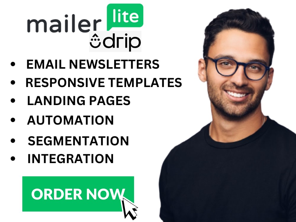 Mailerlite Email Automation Landing pages forms Drip campaigns
