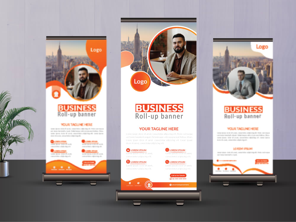 Technology Roll Up Banner Template · Graphic Yard