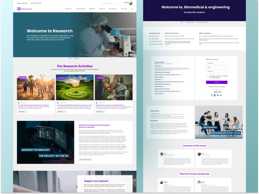 Responsive website UI UX design in Figma. | Upwork