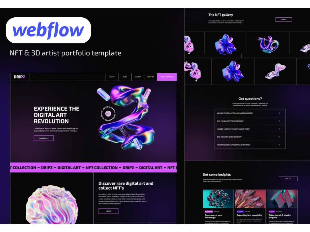Design or Redesign Responsive Webflow Website | Upwork