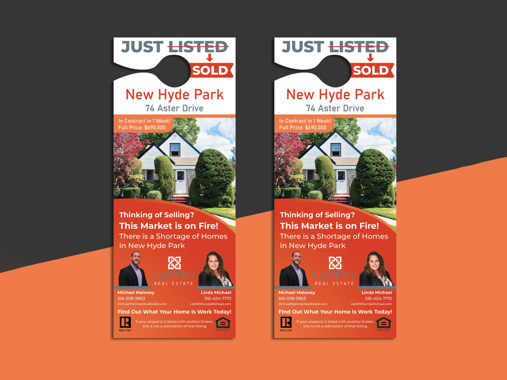 A premium Door Hanger, Rack Card, DL Flyer Design Upwork