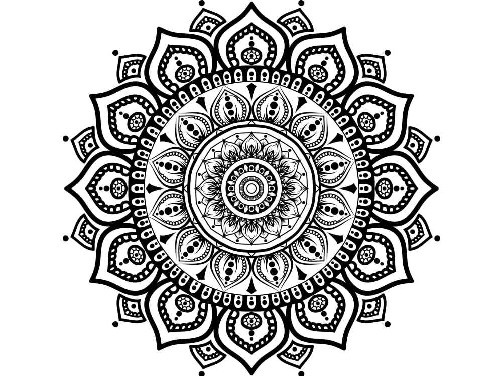 An interesting set of adult mandala coloring book pages | Upwork