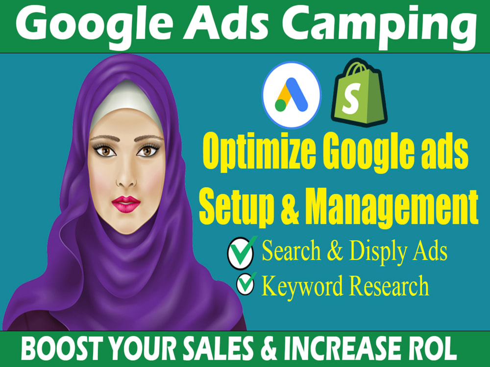 Do Set Up Google Ads Campaign PPC Campaign shopping campaign Upwork