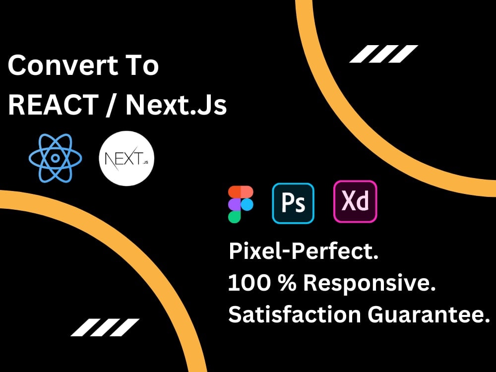 A Figma Psd Xd Design Converted To A Responsive Pixel Perfect React Next Js Upwork