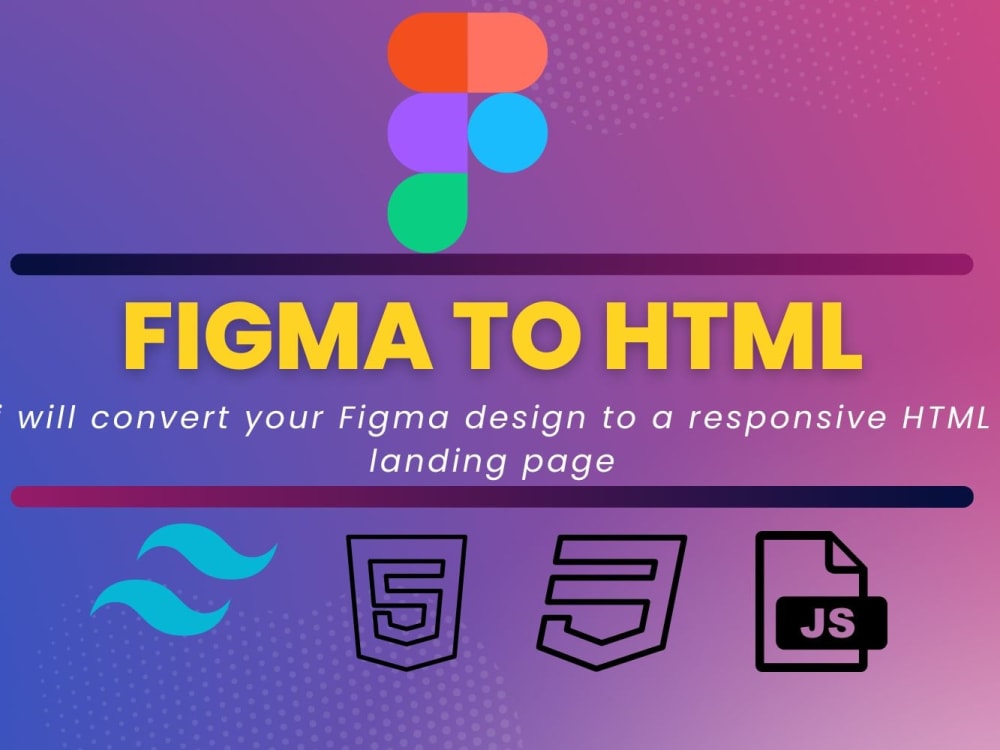 A responsive HTML website from a Figma/ PDF design | Upwork
