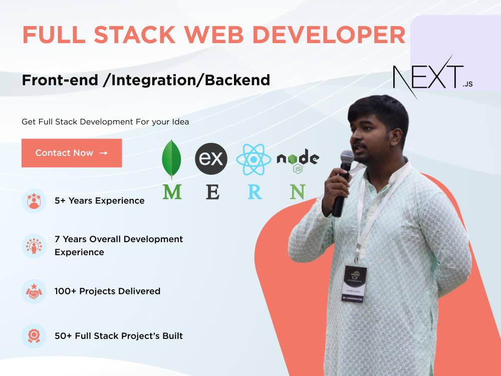 Custom software developer full stack web developer MERN |Next js ...