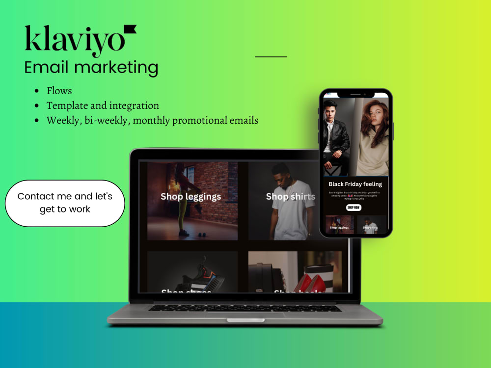 Klaviyo email campaigns setup and development of flows Upwork