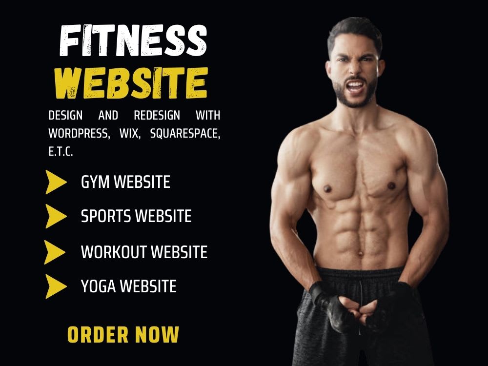 A professional fitness, workout, health website