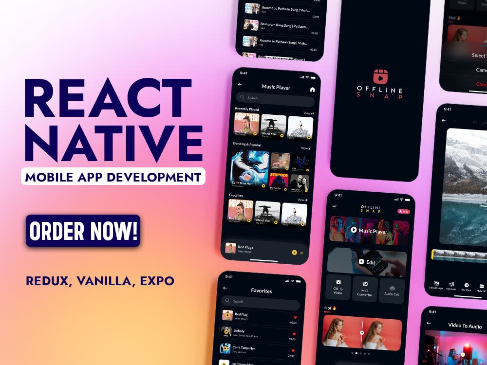 React native mobile app development from a React native developer | Upwork